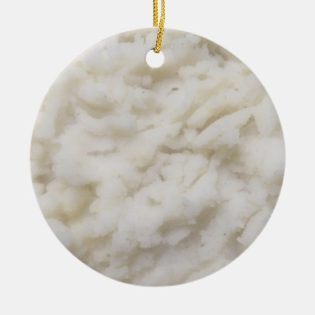 Ornamento De Cerâmica Batatas amassadas (Frente)