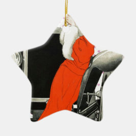 Ornamento De Cerâmica batente de polkadots