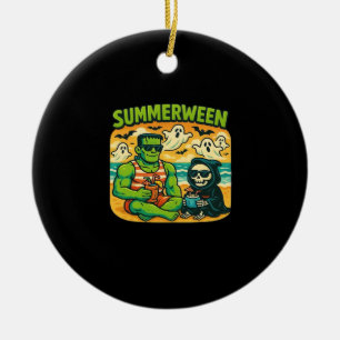 Ornamento De Cerâmica Beachside Boogeymen - Retro Summerbetween Vibes Cl