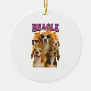 Ornamento De Cerâmica Beagle