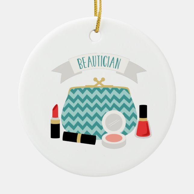 Ornamento De Cerâmica Beauticista (Frente)