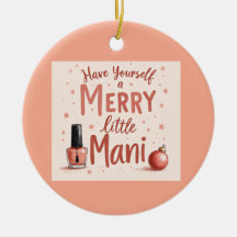 Beautiful tree bauble for any manicure Lover