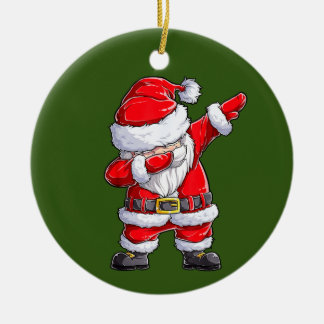 Ornamento De Cerâmica Beber Papai Noel Crianças de Natal Garotos Dab