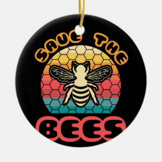 Ornamento De Cerâmica Beekeeper Gift | Save The Bees