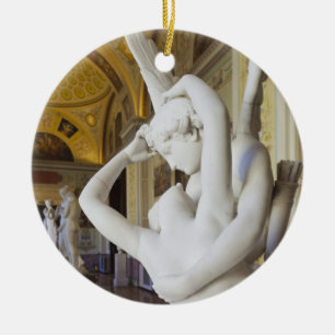 Ornamento De Cerâmica Beijo de Cupido e Psique, por Antonio Canova