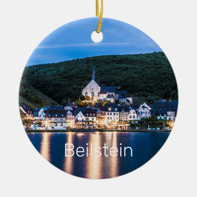 Ornamento De Cerâmica Beilstein Moselle Renânia-Palatinado Alemanha (Frente)