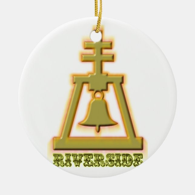 Ornamento De Cerâmica Beira-rio Raincross (Frente)