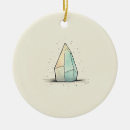 Ornamento De Cerâmica Bela Arte Cristal