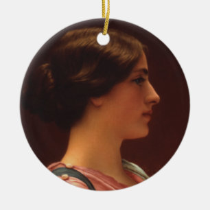 Ornamento De Cerâmica Beleza Clássica por John William Godward