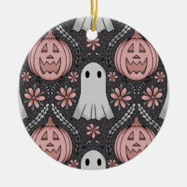 Ornamento De Cerâmica Beleza de Halloween