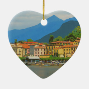 Ornamento De Cerâmica Bellagio Itália Poster