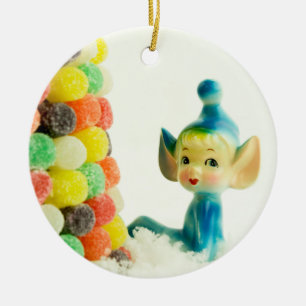Ornamento De Cerâmica Belle the Pixie Elf