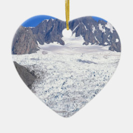 Ornamento De Cerâmica Belo Glaciar Fox Nova Zelândia