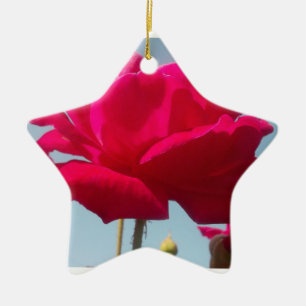 Ornamento De Cerâmica Belo Rosa de Hakuna Matata para a Noiva