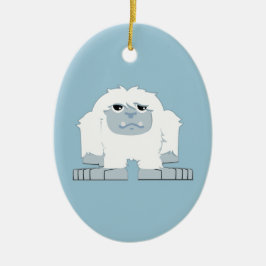 Ornamento De Cerâmica Belo Yeti