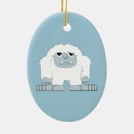 Ornamento De Cerâmica Belo Yeti