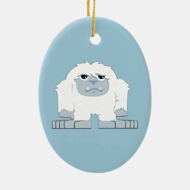 Ornamento De Cerâmica Belo Yeti (Verso)