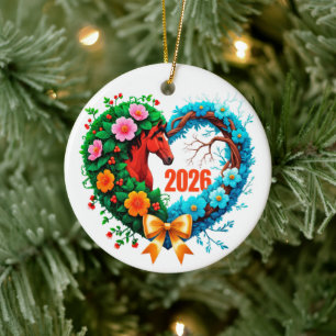 Ornamento De Cerâmica Bem-vindo 2026