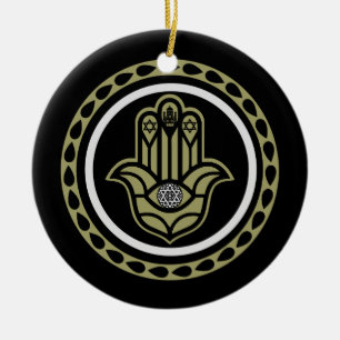 Ornamento De Cerâmica Bênção Hebraica para Casa