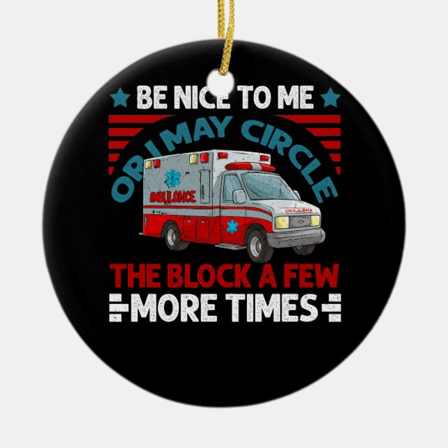 Ornamento De Cerâmica Benice Para Mim Eu Posso Circular O Bloco Mais Tem (Frente)