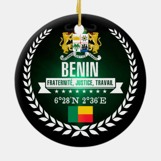 Ornamento De Cerâmica Benim (Traseira)
