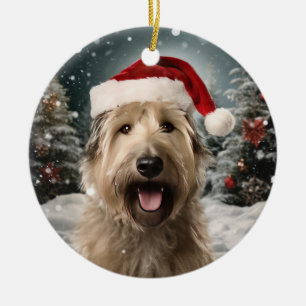 Ornamento De Cerâmica Berger Picard Dog