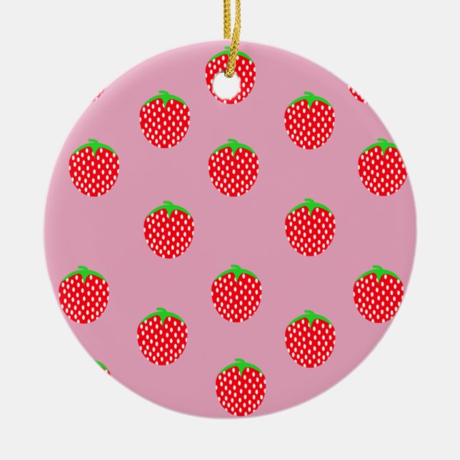 Ornamento De Cerâmica Berry Beauigh Summer (Frente)