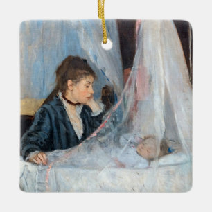 Ornamento De Cerâmica Berthe Morisot - O Berço / Le Berceau