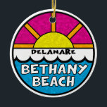 Ornamento De Cerâmica Bethany Beach Delaware<br><div class="desc">Bethany Beach Delaware</div>