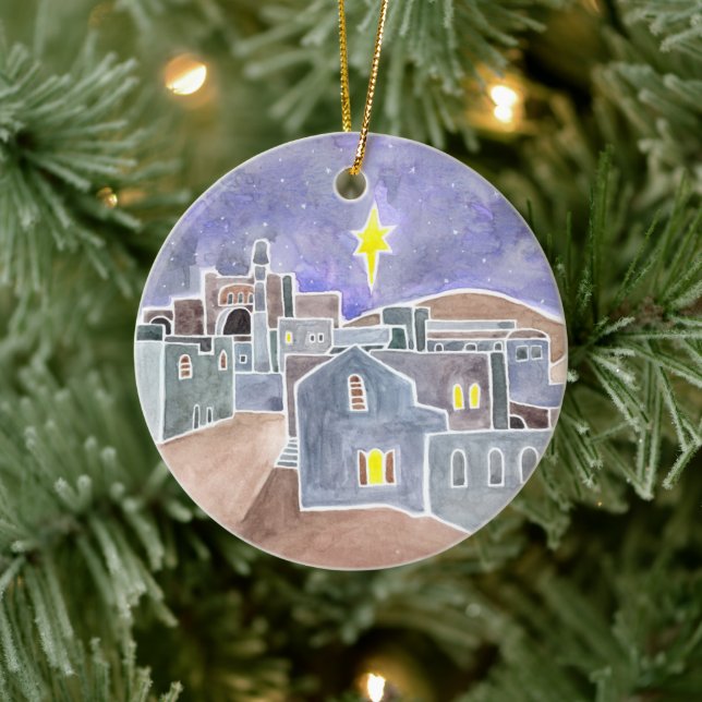 Ornamento De Cerâmica Bethlehem Cerâmica Jesse Tree Ornament (Árvore)