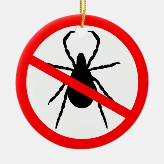 Ornamento De Cerâmica Beware dos tiquetaques (Frente)