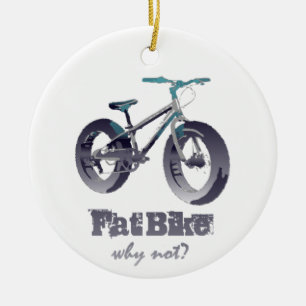 Ornamento De Cerâmica Bicicleta gorda porque citações nao inspiradores