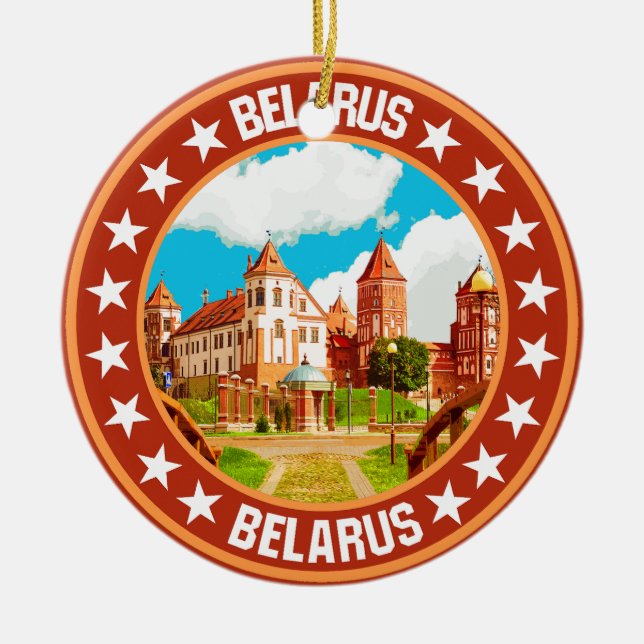 Ornamento De Cerâmica Bielorrússia (Frente)