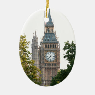 Ornamento De Cerâmica Big Ben London England