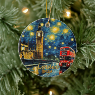 Ornamento De Cerâmica Big Ben London Souvenir