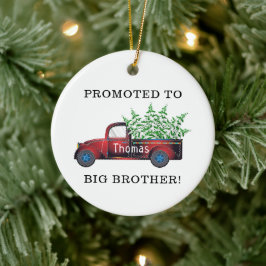 Ornamento De Cerâmica big brother new baby pregnancy announcement truck