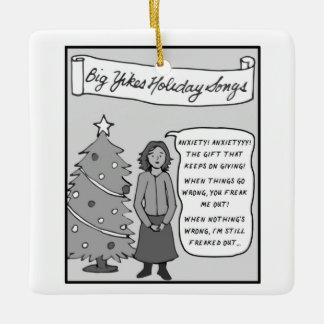 Ornamento De Cerâmica Big Yikes Ornament: O Tannenbaum