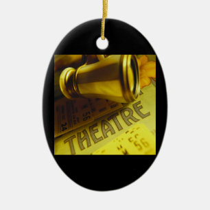 Ornamento De Cerâmica Binóculos do teatro