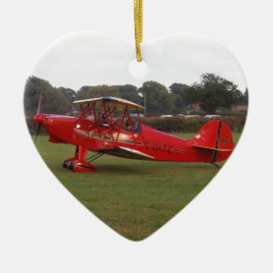 Ornamento De Cerâmica Biplano de Hatz