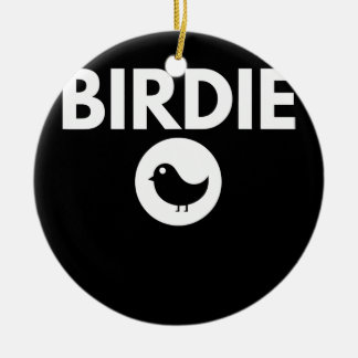 Ornamento De Cerâmica Birdie Golf