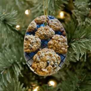 Ornamento De Cerâmica Biscoitos de Aveia