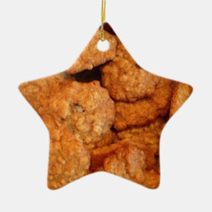 Ornamento De Cerâmica Biscoitos de farinha de aveia