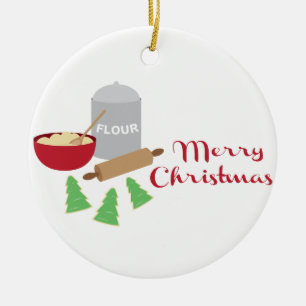 Ornamento De Cerâmica Biscoitos de Natal