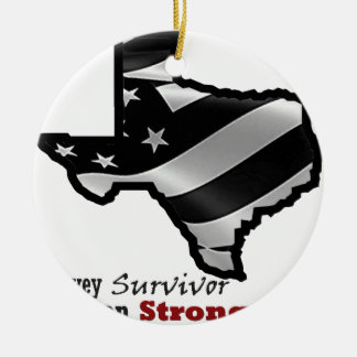 Ornamento De Cerâmica Bk rd.gif branco do design de Harvey