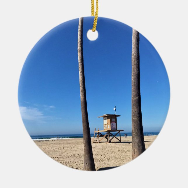 Ornamento De Cerâmica Blackies, Newport Beach, Califórnia (Frente)