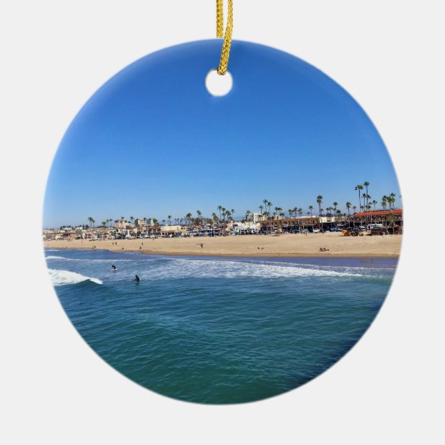 Ornamento De Cerâmica Blackies, Newport Beach, Califórnia (Frente)