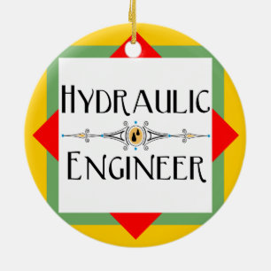 Ornamento De Cerâmica Bloco de Engenheiro hidráulico