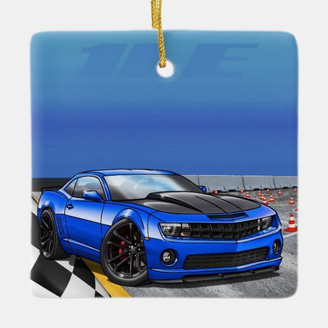 Ornamento De Cerâmica Blue_1LE (Frente)