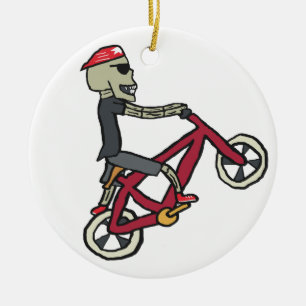 Ornamento De Cerâmica BMX Biking