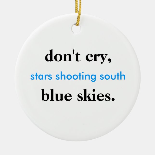 Ornamento De Cerâmica boas festas (Frente)